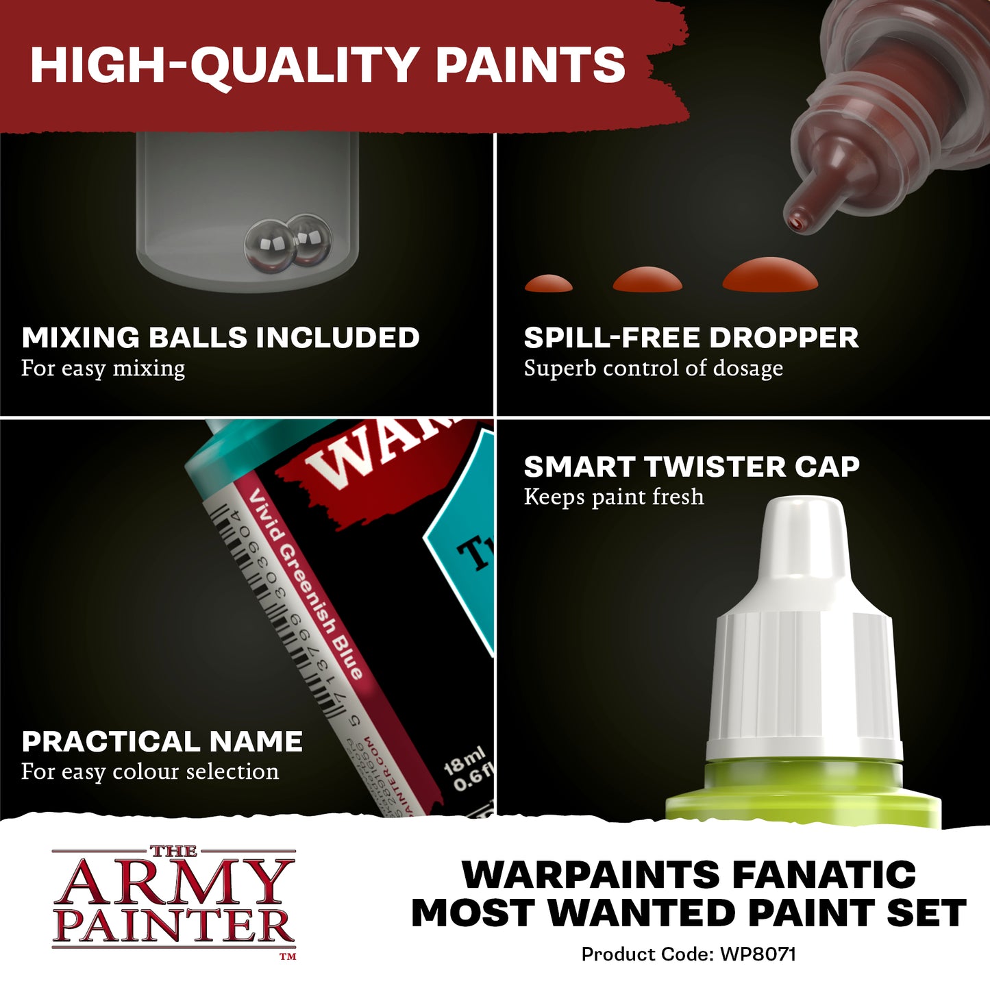 The Army Painter - Warpaints Fanatic Most Wanted Set