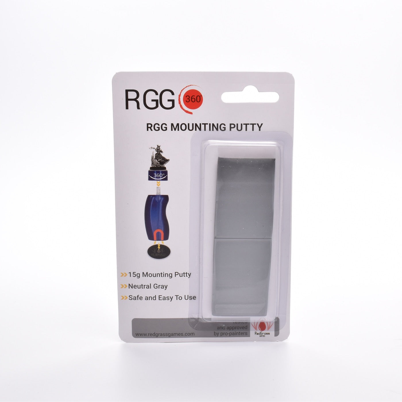 Redgrass Games - Mounting Putty for RGG360 – Neutral Gray