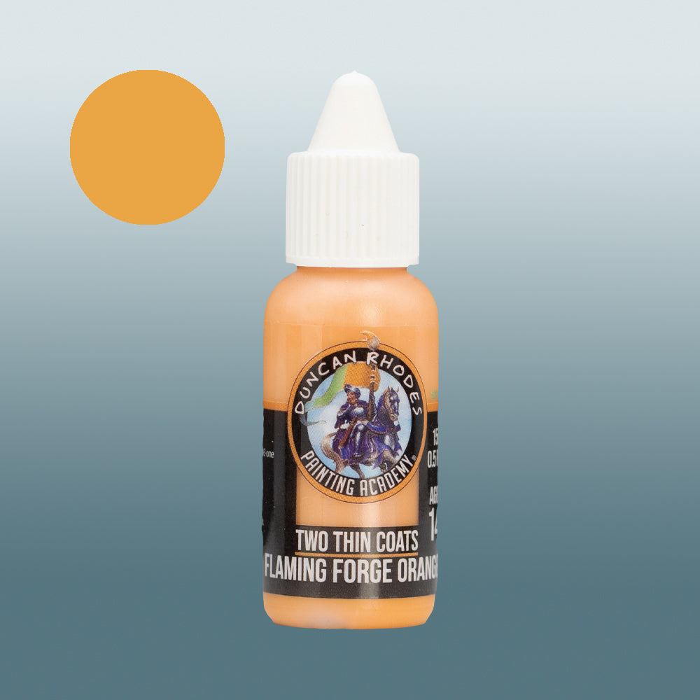 Two Thin Coats: Flaming Forge Orange