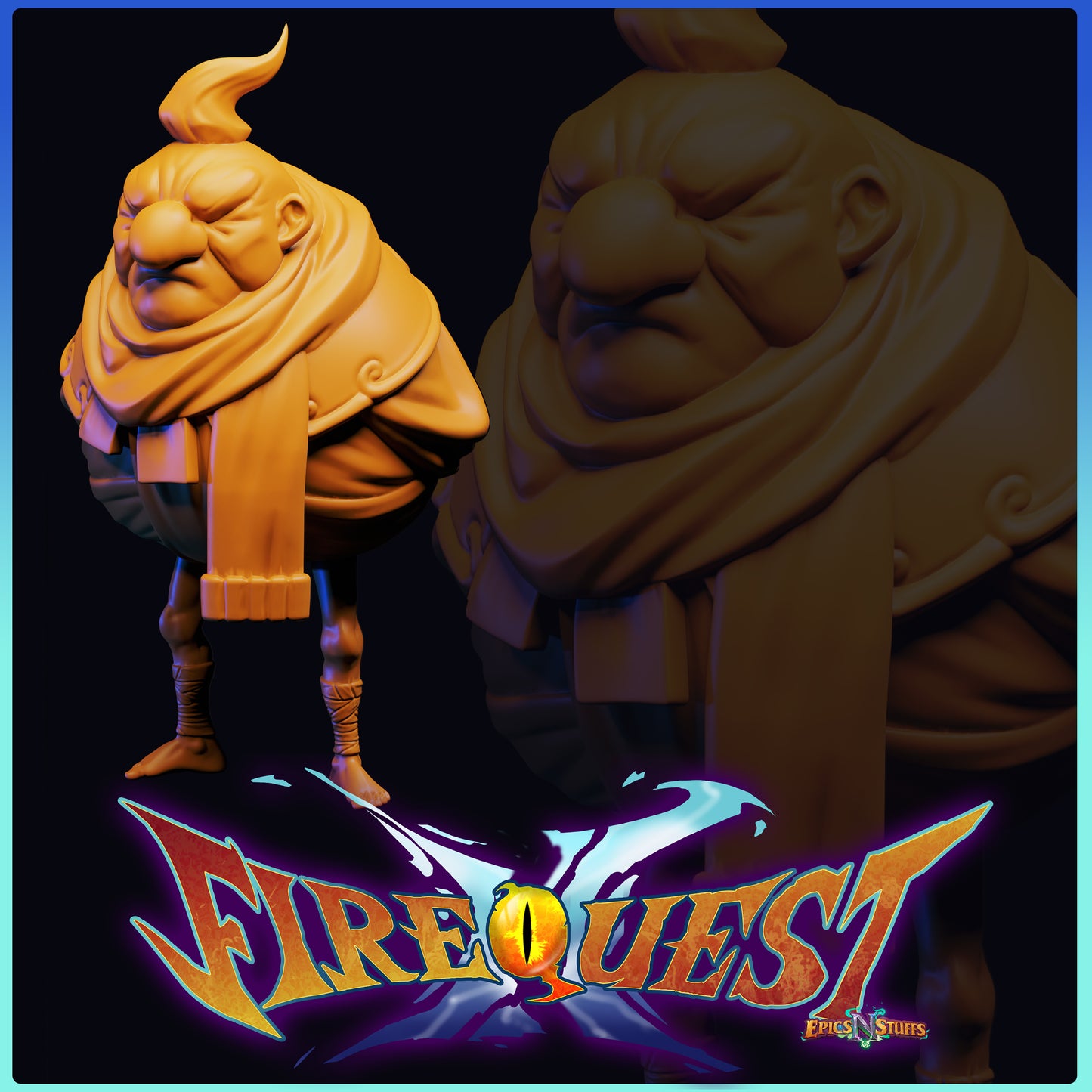 Yawn, Breath of Fire IV, 3D Printed Resin Miniature
