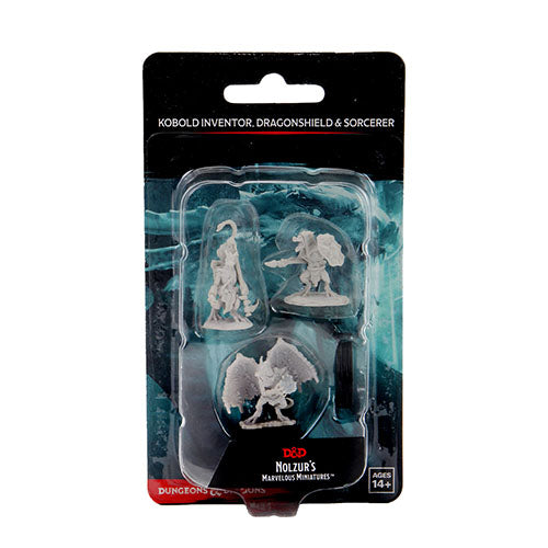 D&D Nolzur's Marvelous Miniatures: Kobold Inventor, Dragonshield & Sorcerer