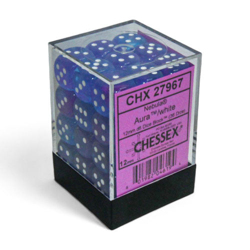 Chessex - Nebula 12mm D6 Dice Block - Aura