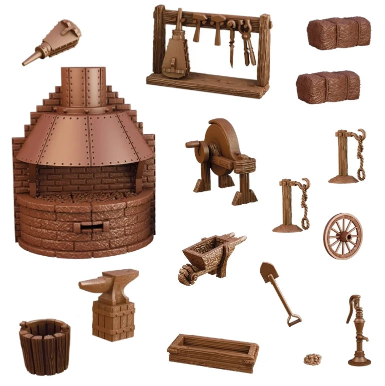 Terrain Crate: Blacksmith & Stable