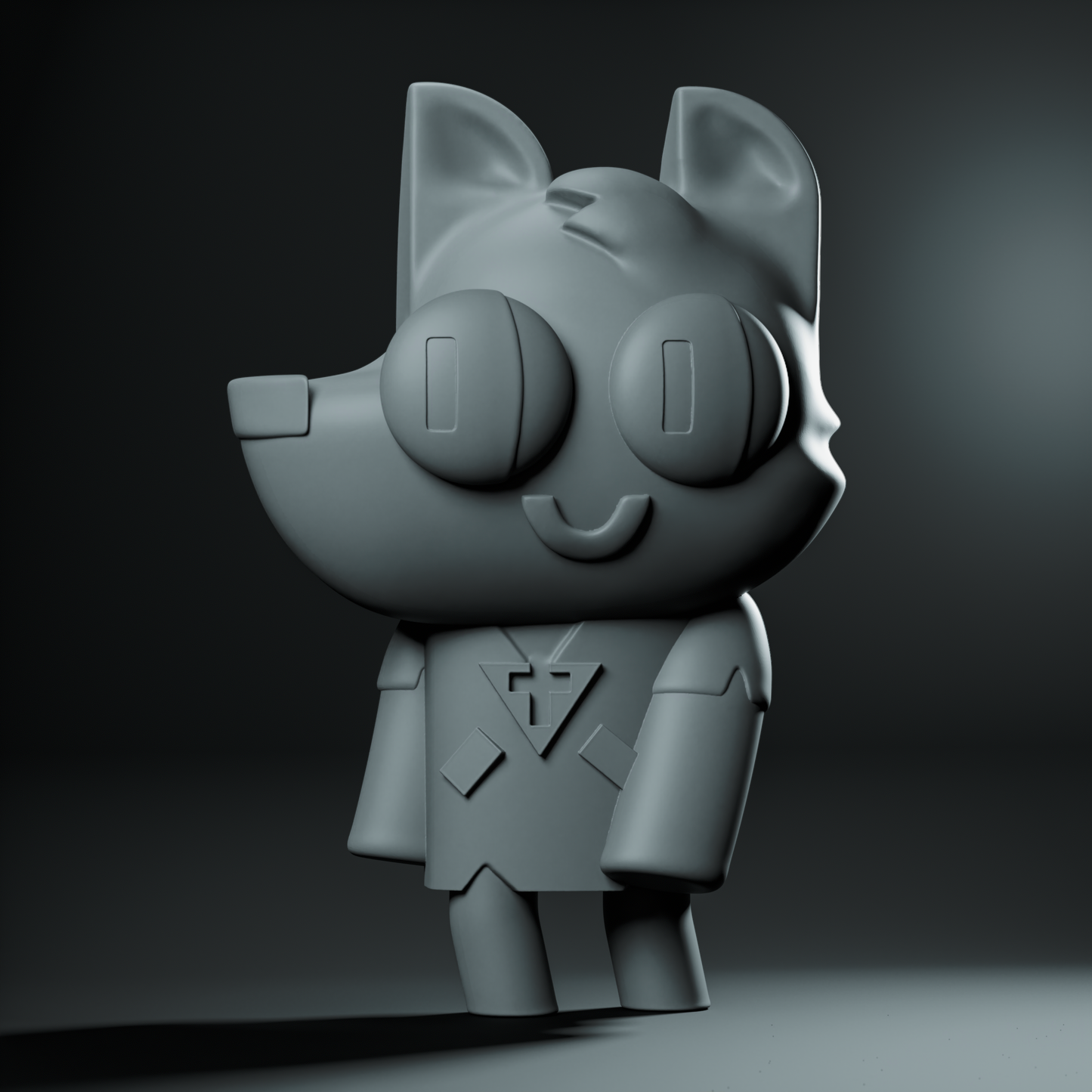 Fox Initiate Miniature, 3D Printed Resin Miniature