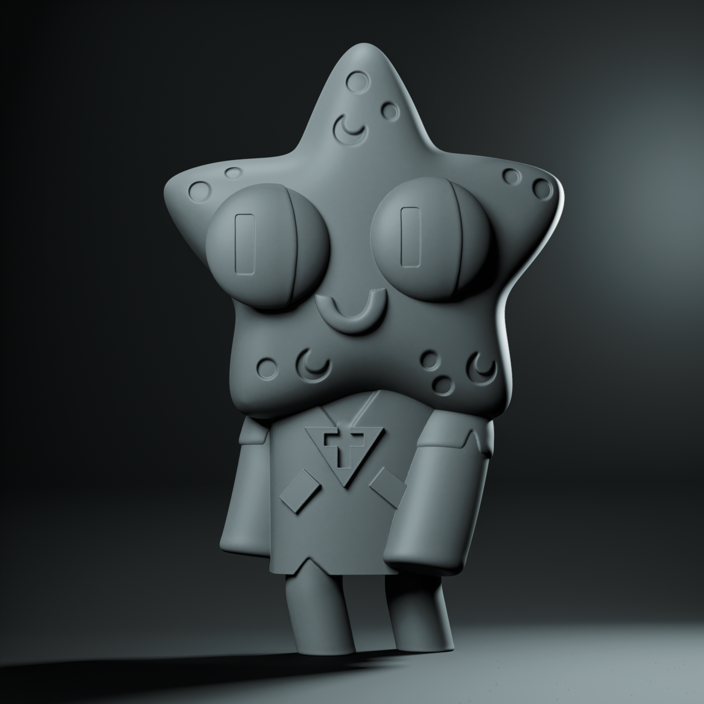 Star Initiate Miniature, 3D Printed Resin Miniature
