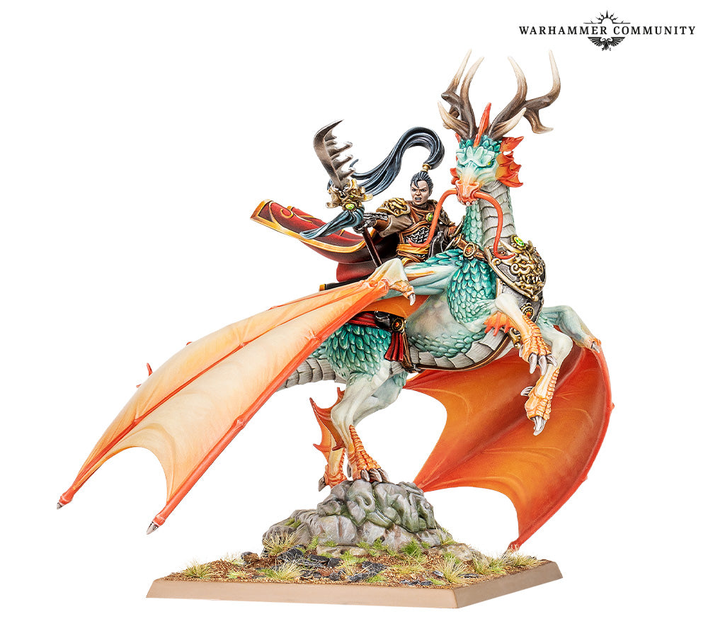 Grand Cathay: Shugengan Lord on Great Spirit Longma