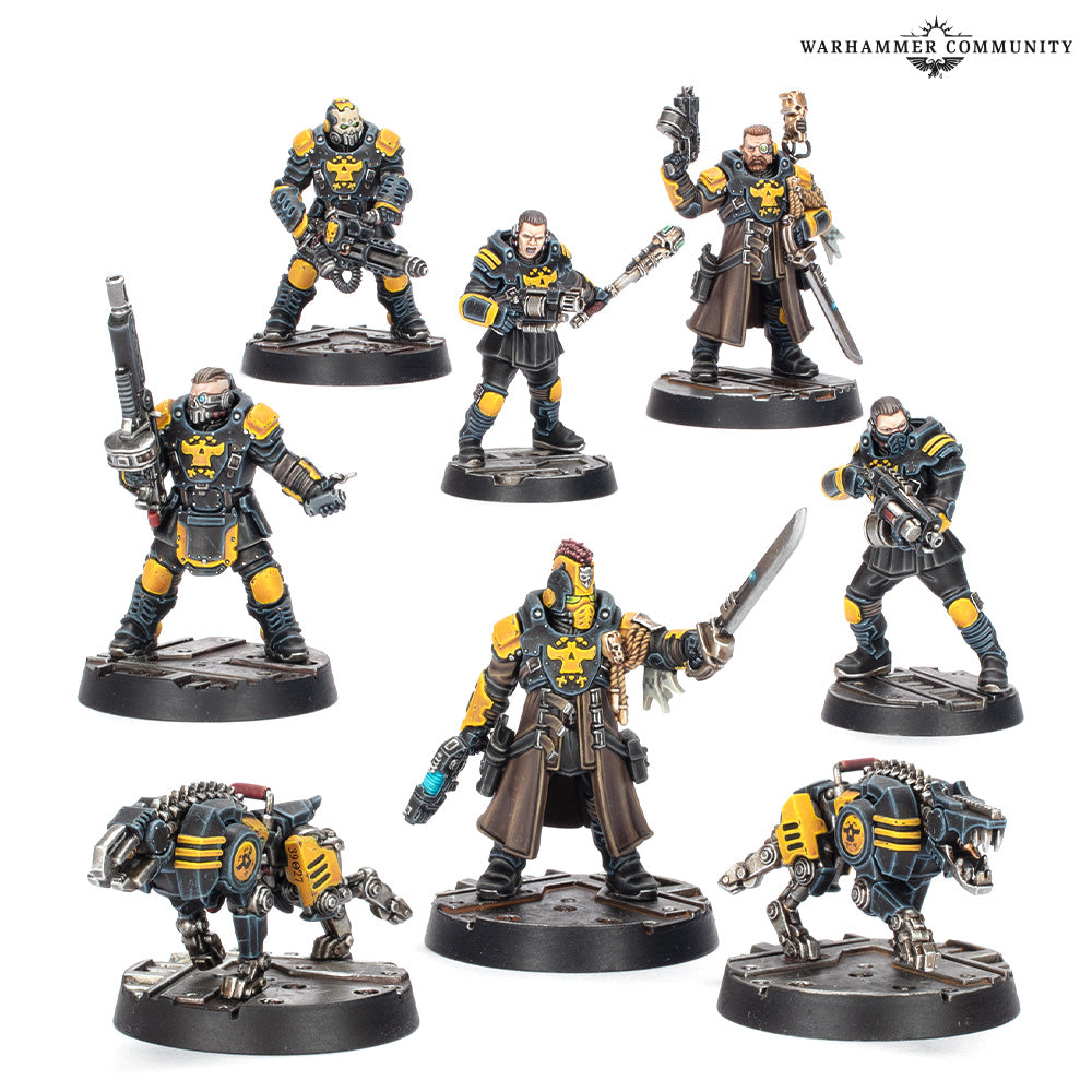 Necromunda: Palanite Enforcer Captains & Sergeants