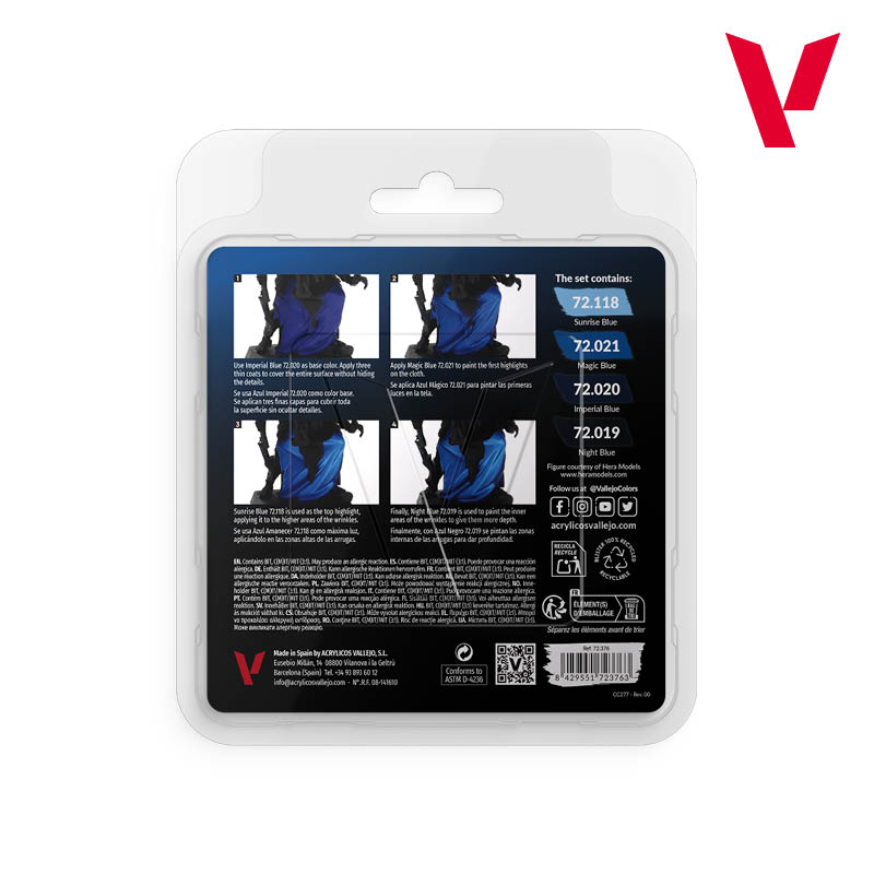 Vallejo Game Color Set - Blue Color Set