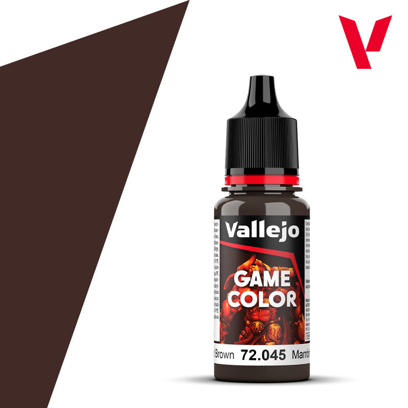 AV Vallejo Game Color 18ml - Charred Brown