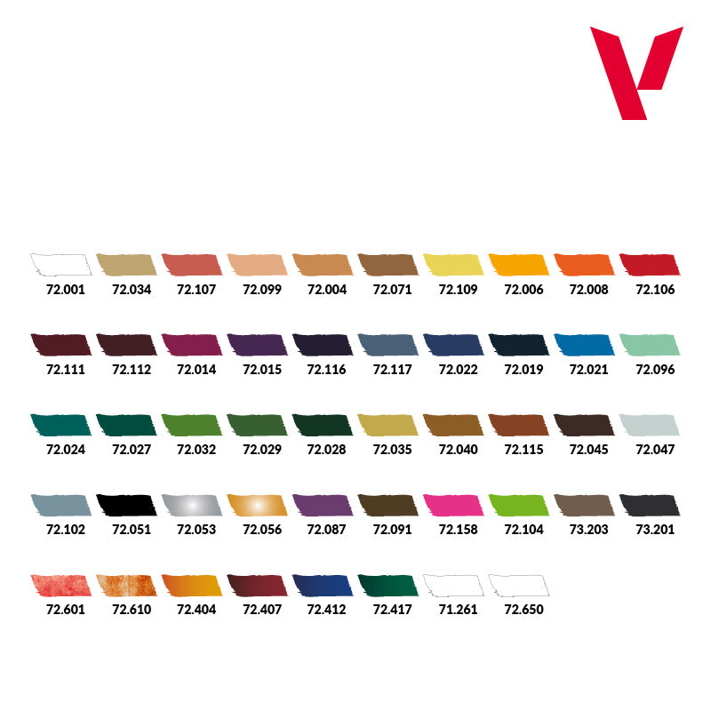 Vallejo - Inspiration Color Set - 72.182