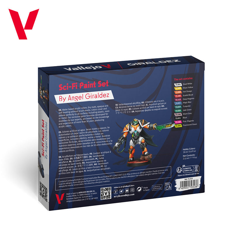 Vallejo - Sci-Fi Paint Set - 72.313