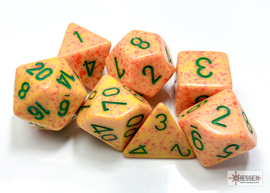 Chessex - Speckled Polyhedral 7 Dice Set - Lotus