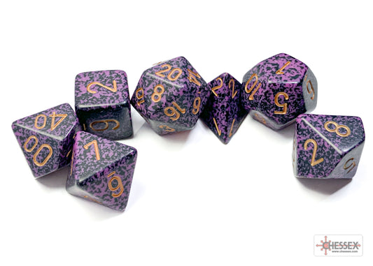 Chessex - Speckled Polyhedral 7 Dice Set - Hurricane