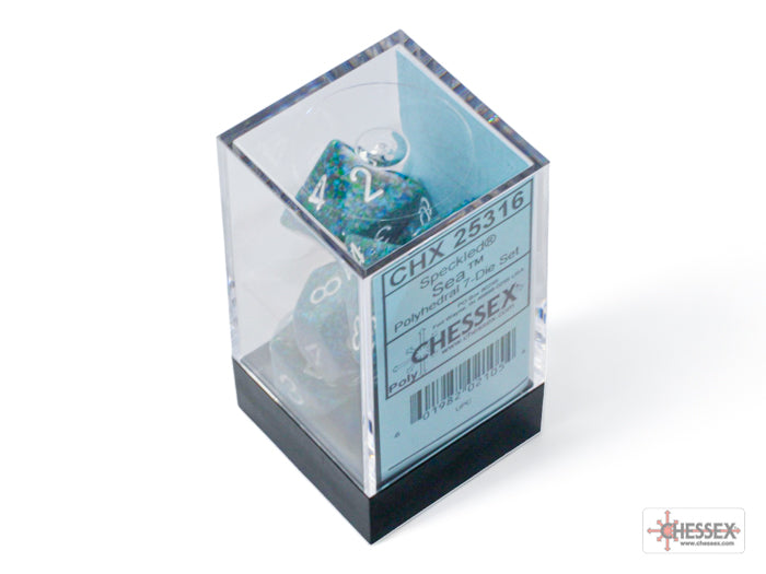 Chessex - Speckled Polyhedral 7 Dice Set - Sea
