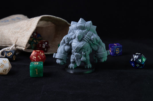 Tortle Brute, 3D Printed Resin Miniature