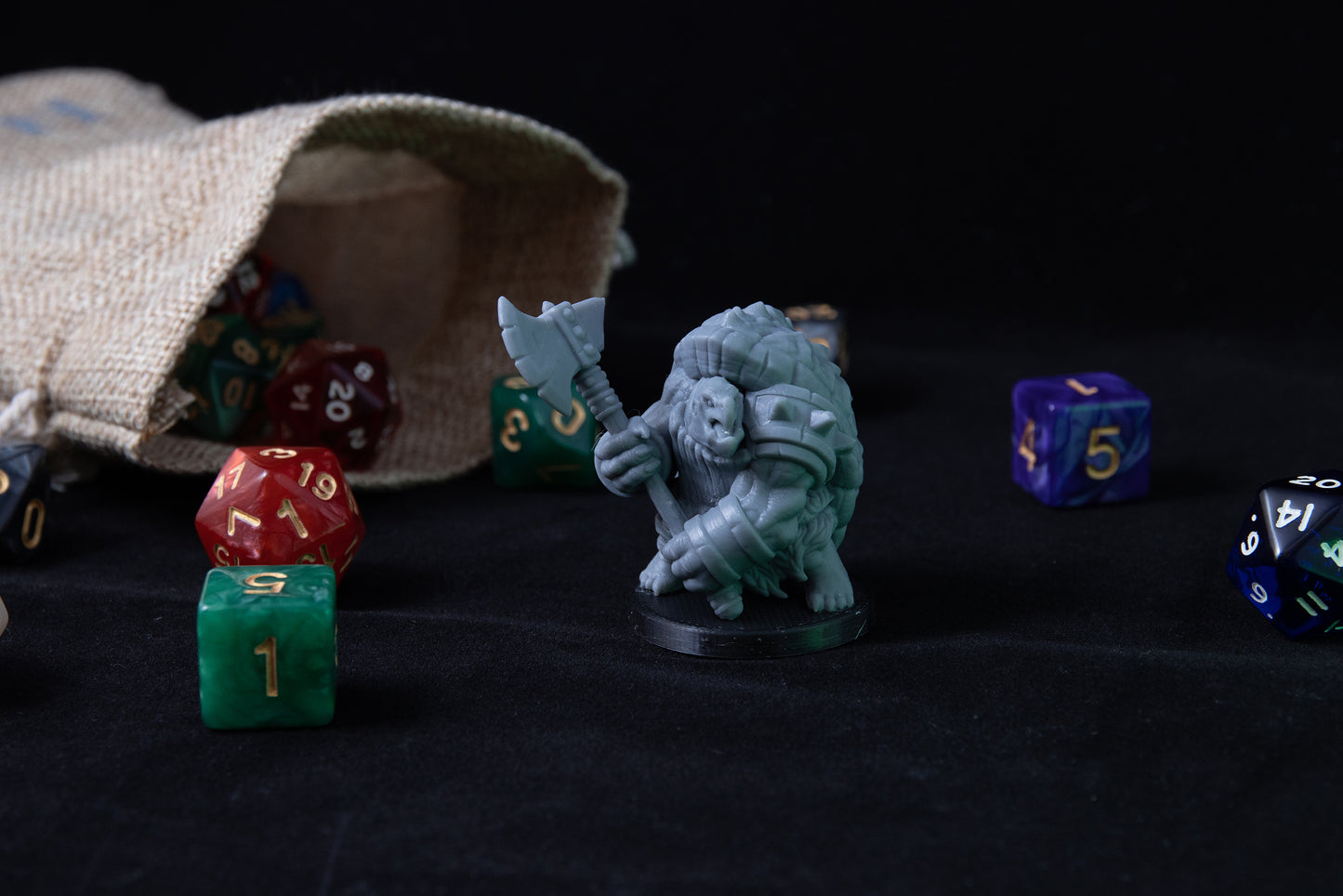 Tortle Barbarian, 3D Printed Resin Miniature