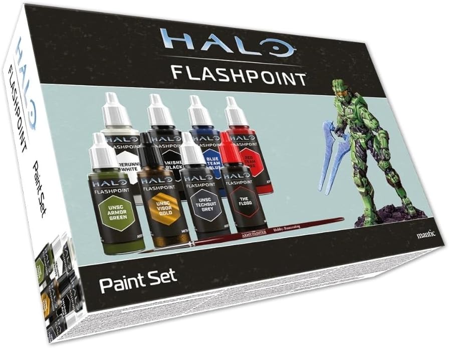 Halo: Flashpoint - The Army Painter Master Chief Paint Set