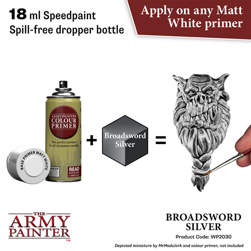 The Army Painter - Speedpaint 2.0 Metallic - Broadsword Silver