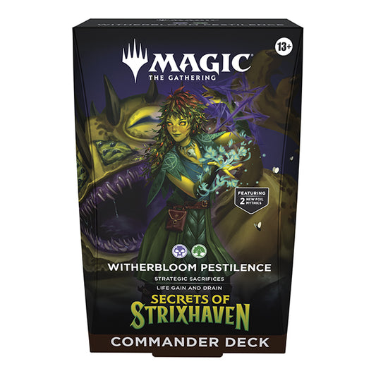 Magic: The Gathering -  Secrets of Strixhaven Commander - Witherbloom Pestilence