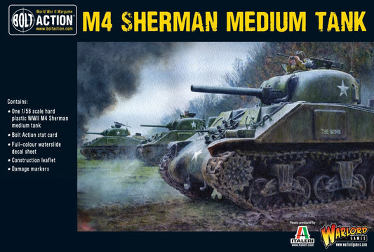 Bolt Action: M4 Sherman medium tank (plastic)