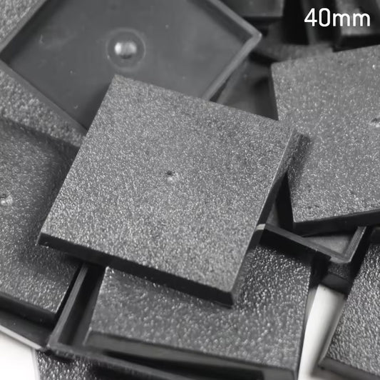 EnS - 40mm Square bases (10pc)