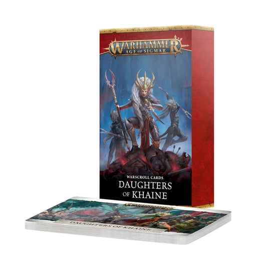 Daughters Of Khaine: Daughters of Khaine Warscroll Cards