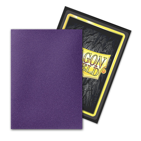 Dragon Shield - Dual Matte Art Standard Size Sleeves 100pk - Limited Edition Metallic Soul Purple