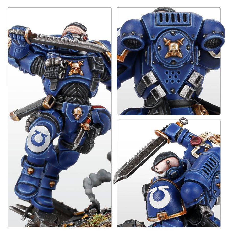 Space Marines: Lieutenant in Reiver Armour