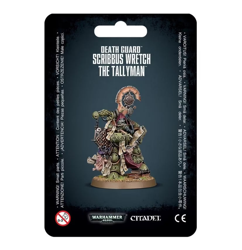 Death Guard: Scribbus Wretch the Tallyman
