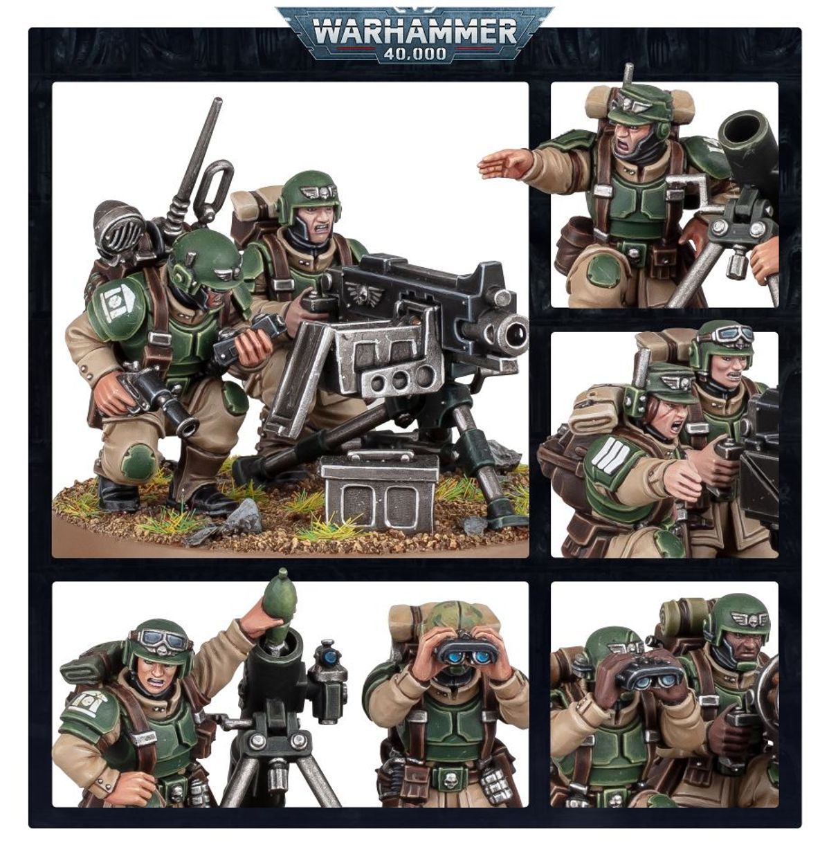 Astra Militarum: Cadian Heavy Weapons Squad