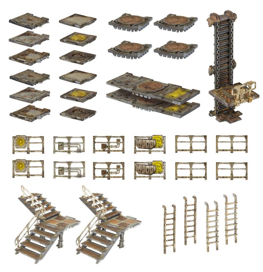 Necromunda: Zone Mortalis - Platforms and Stairs