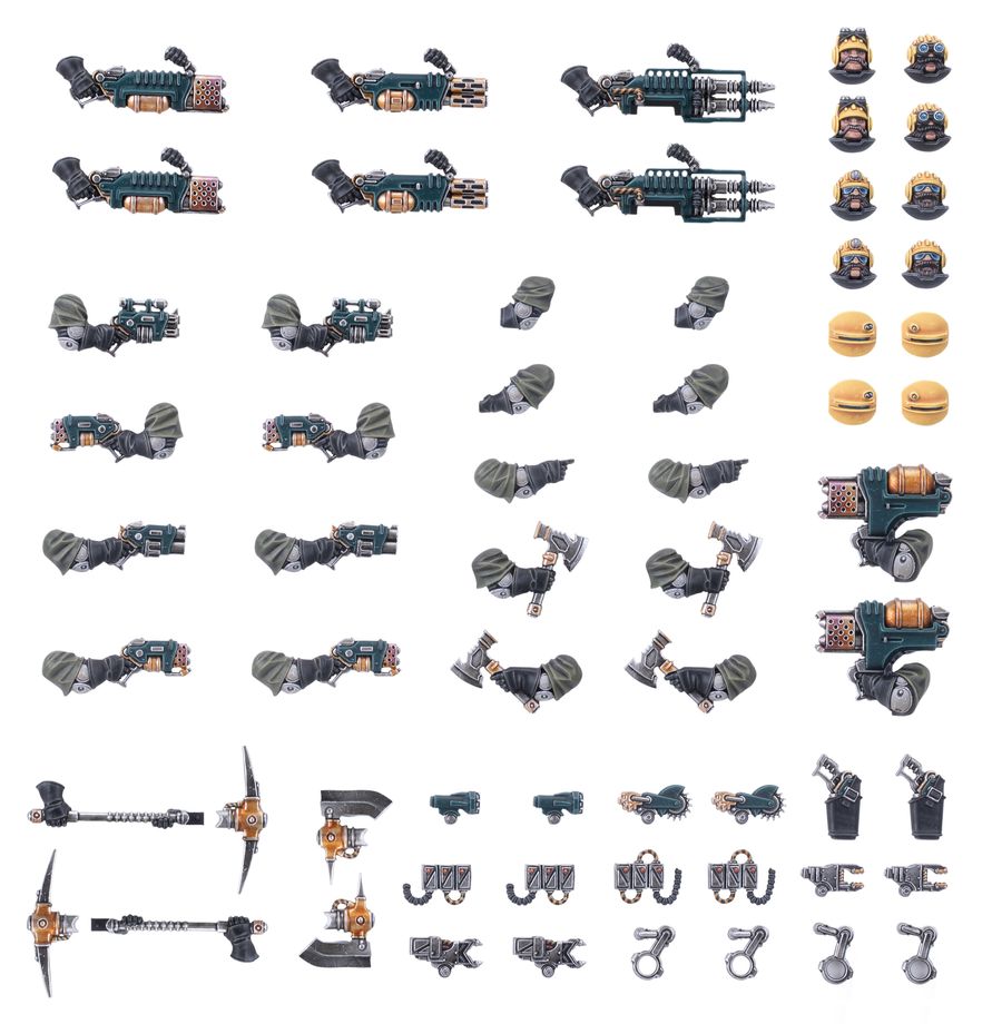 Necromunda: Ironhead Squat Prospectors Weapons & Upgrades