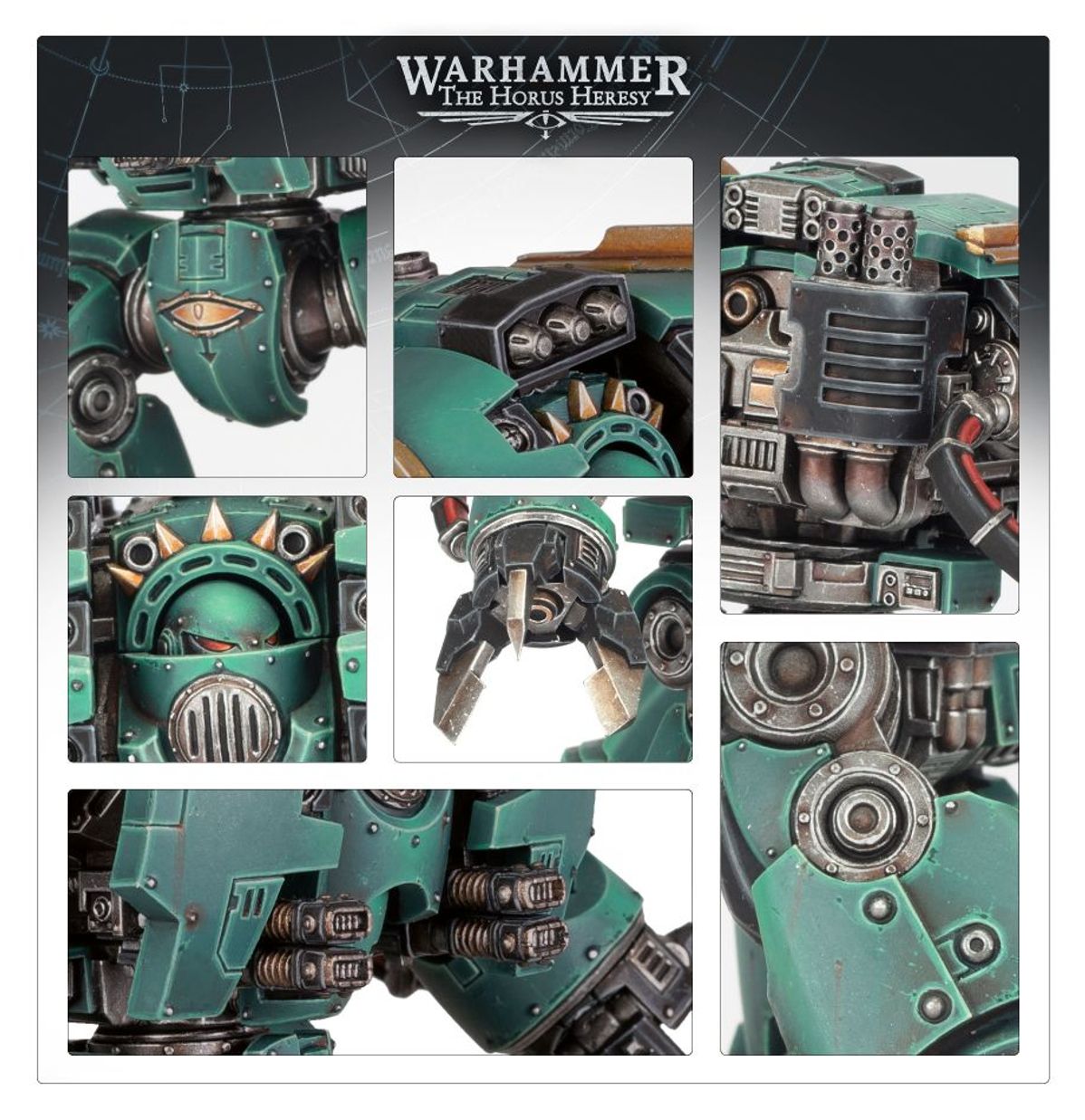 Legiones Astartes: Leviathan Siege Dreadnought with Claw & Drill Weapons