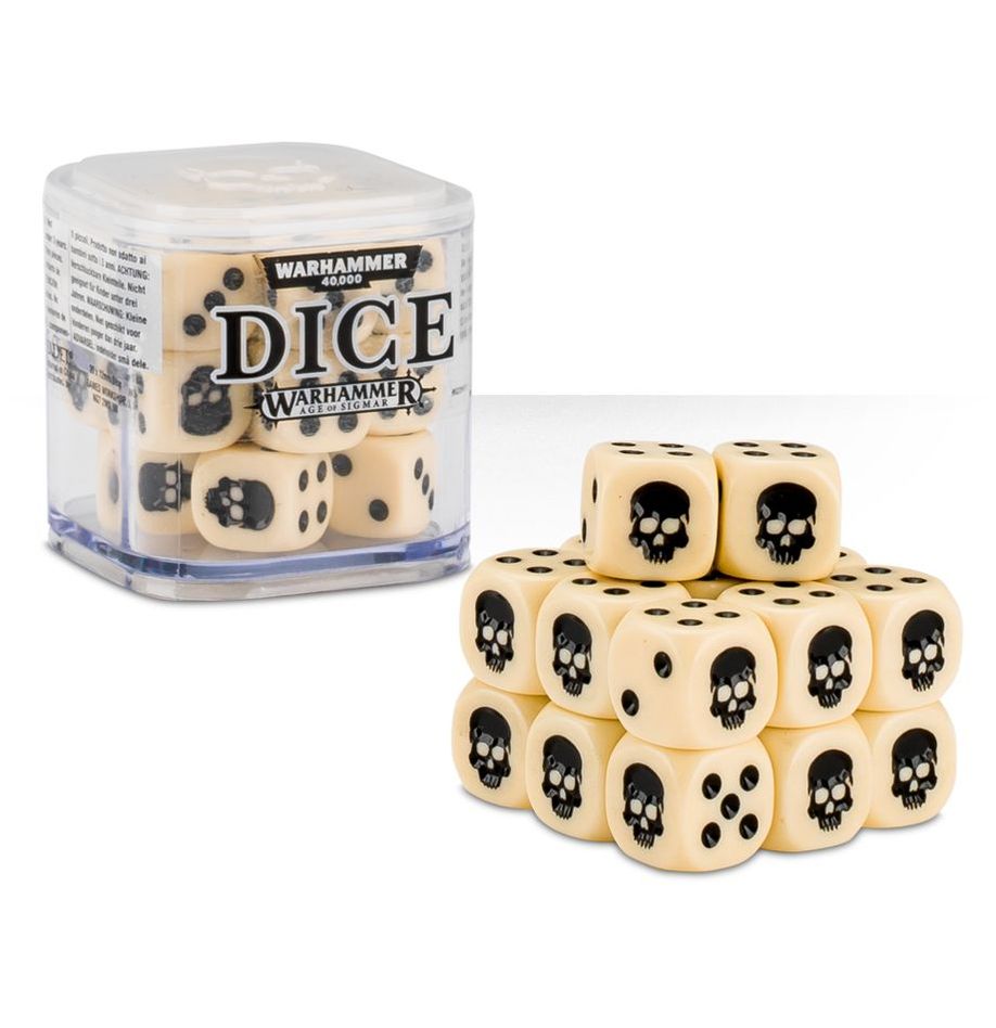 Warhammer: Dice Cube Ivory