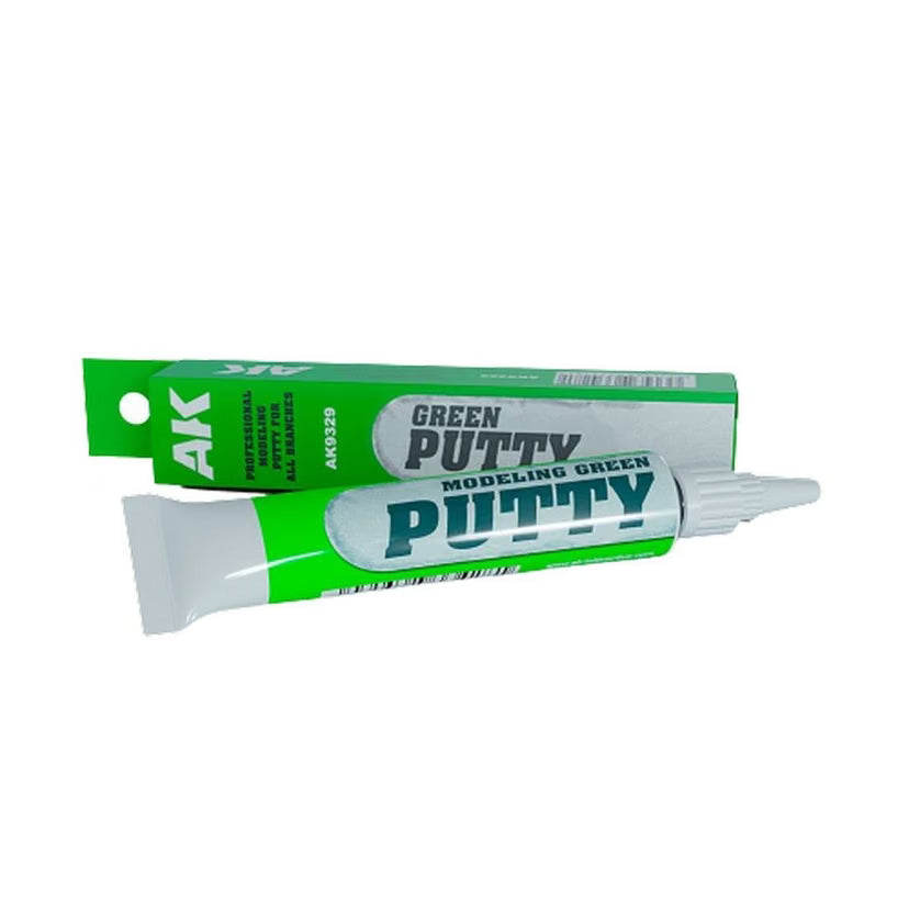 AK Interactive: Modelling Green Putty - High Quality (20ml)
