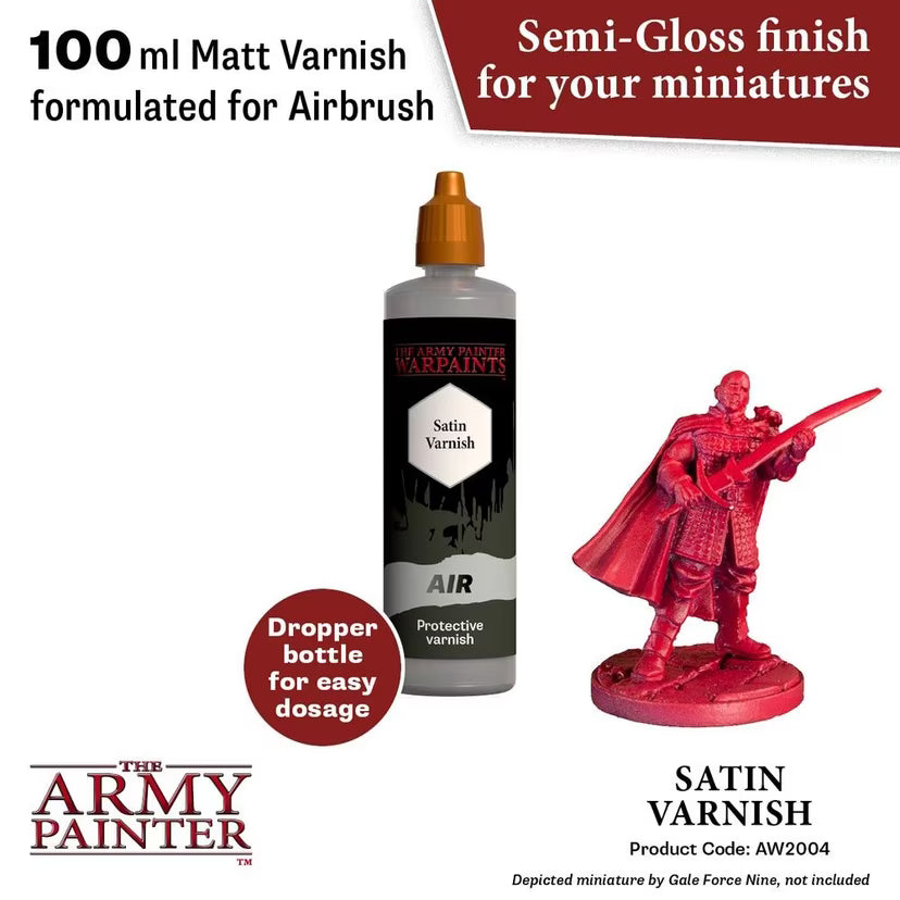 The Army Painter - Warpaints Air Satin Varnish - 100ml