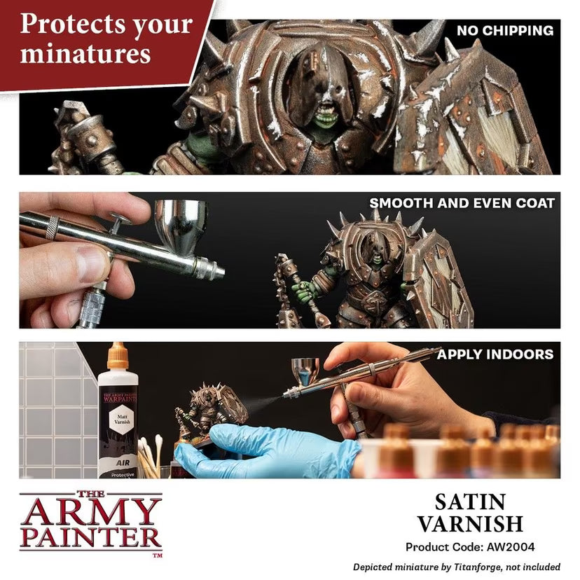 The Army Painter - Warpaints Air Satin Varnish - 100ml