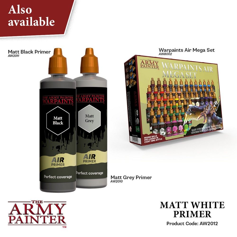 The Army Painter - Air Primer White - 100ml