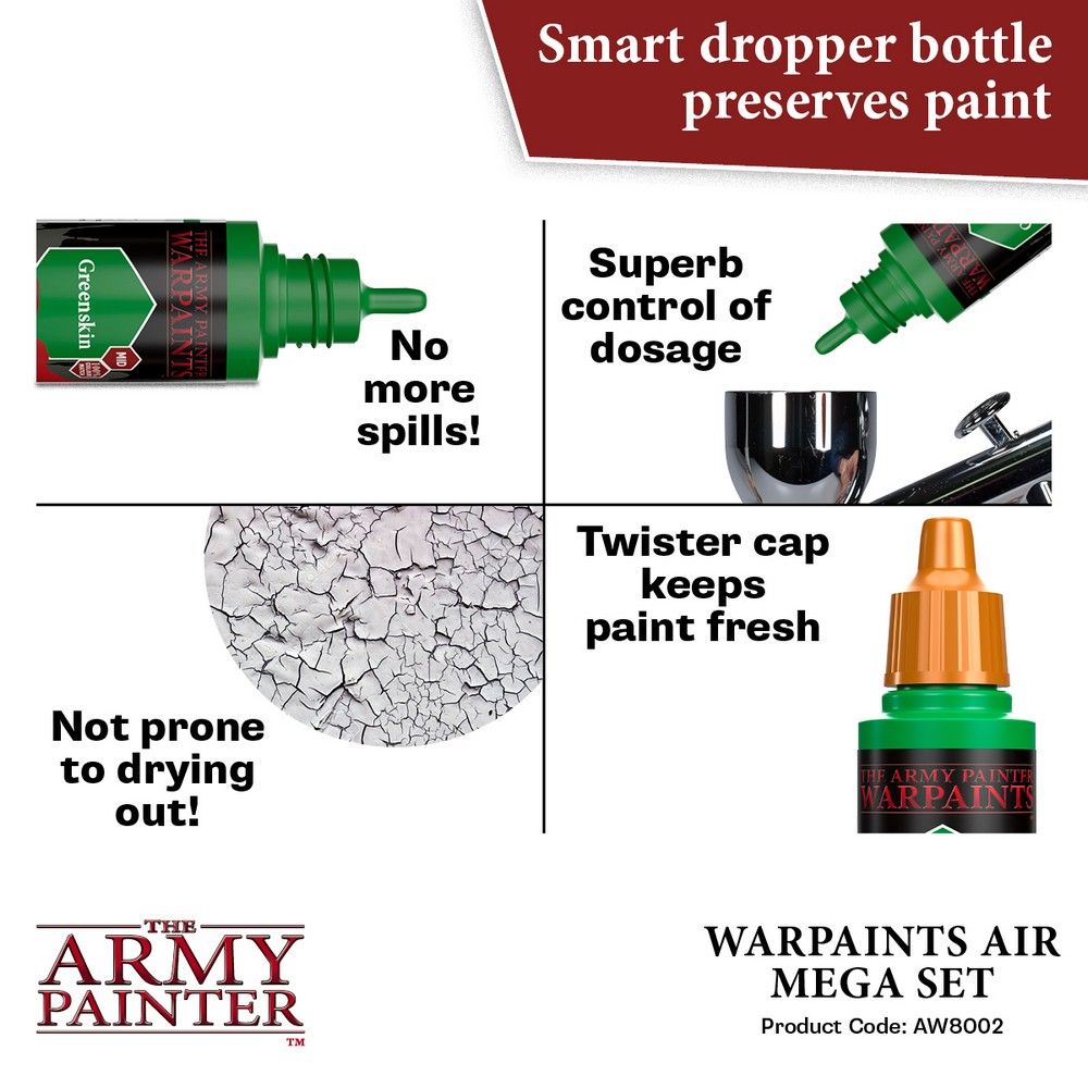 The Army Painter - Warpaints Air Mega Paint Set