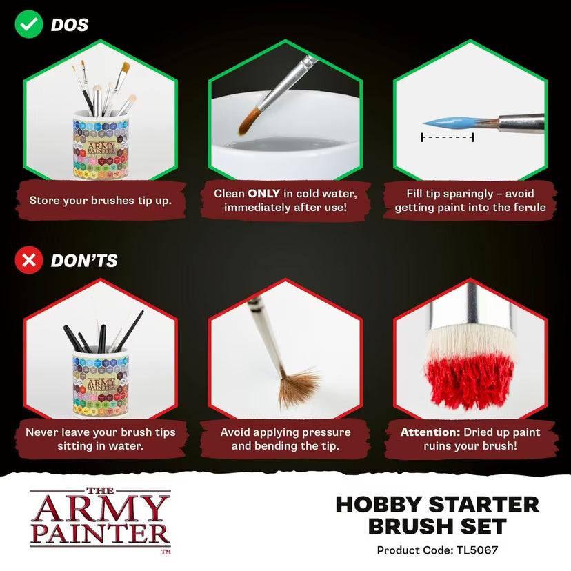 The Army Painter - Hobby Starter Brush Set