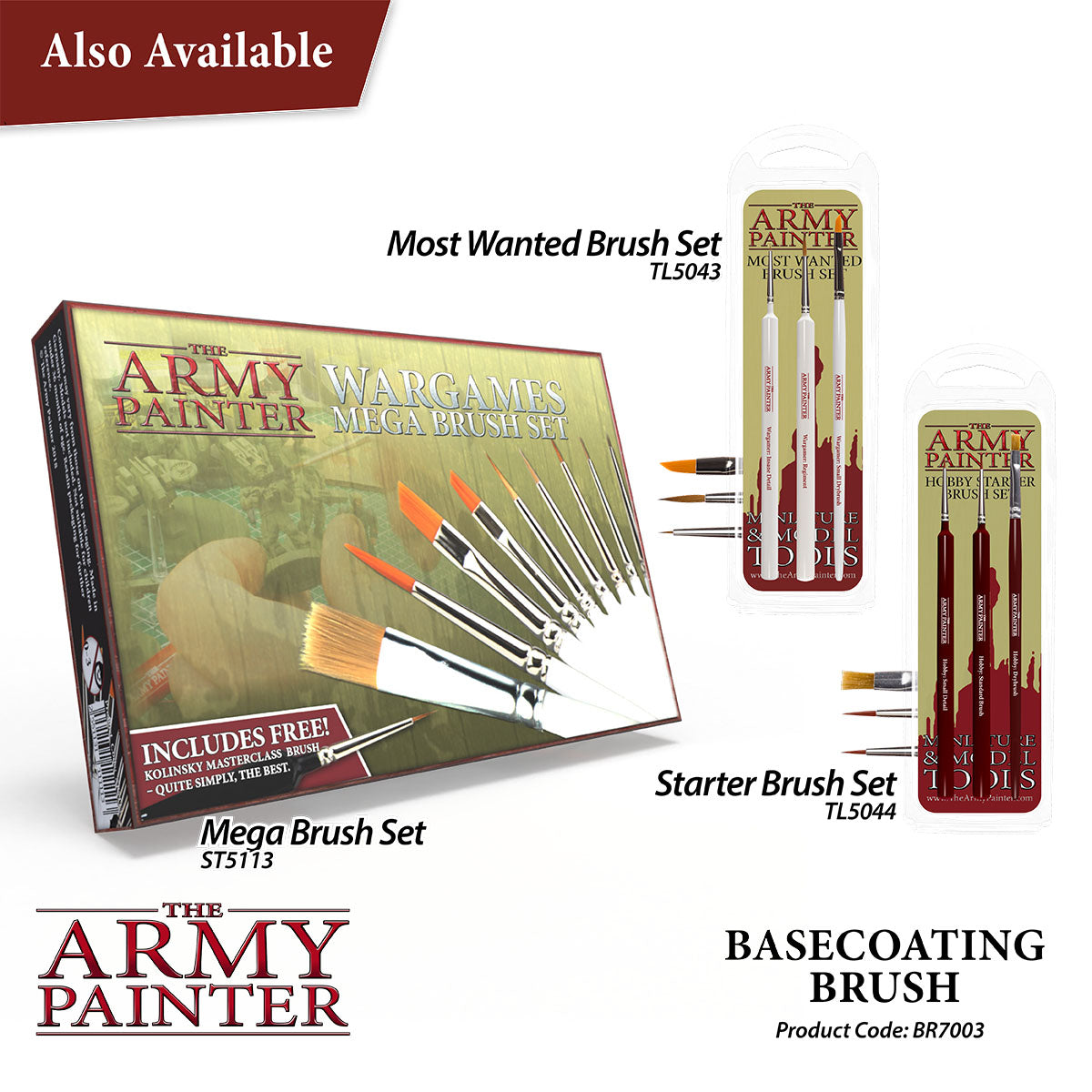 The Army Painter - Hobby Brush - Basecoating