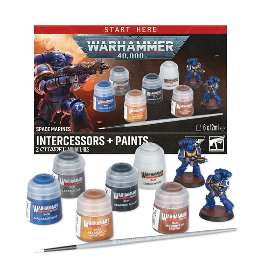Warhammer 40000: Space Marines Intercessors & Paints