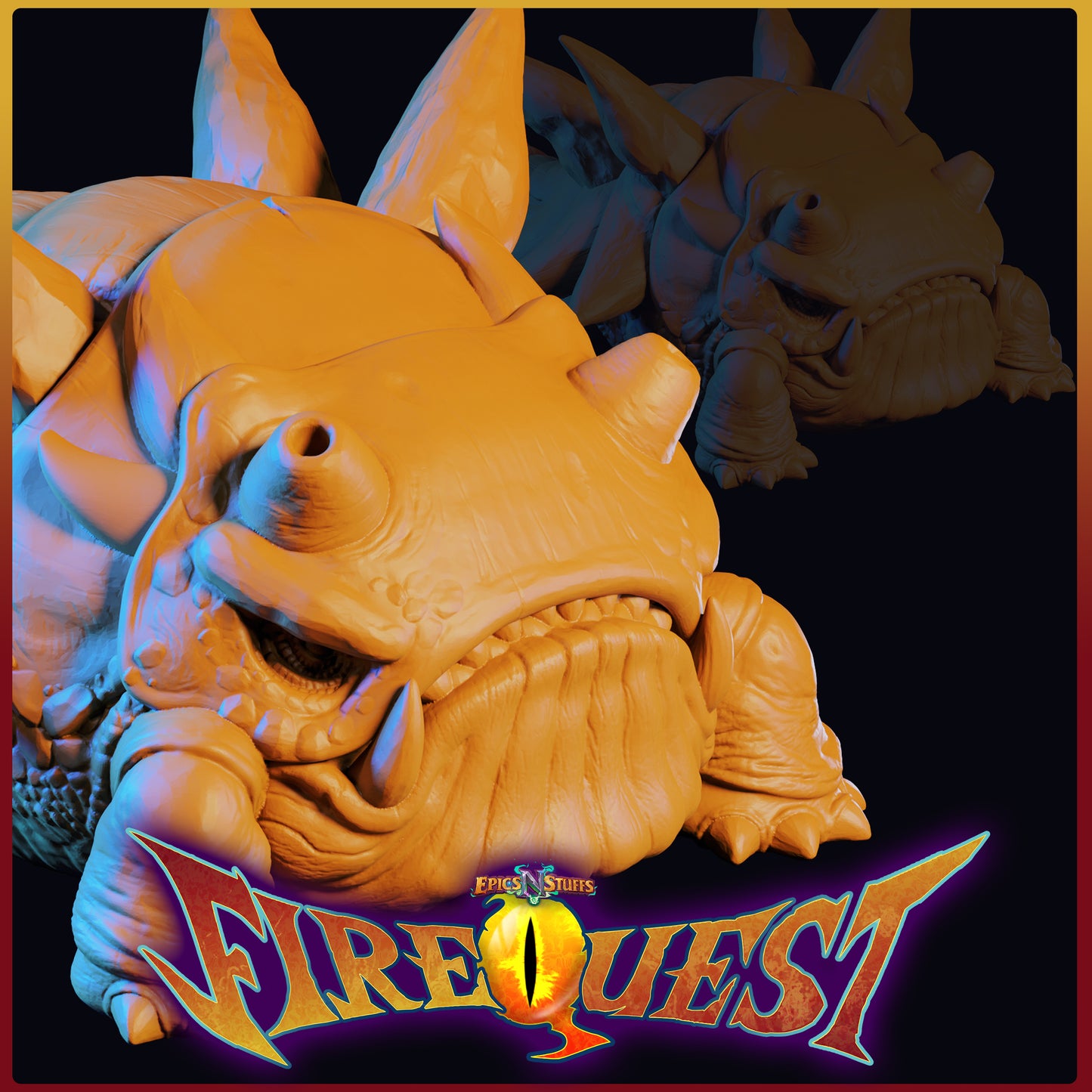 Behemoth, Breath of Fire III, 3D Printed Resin Miniature