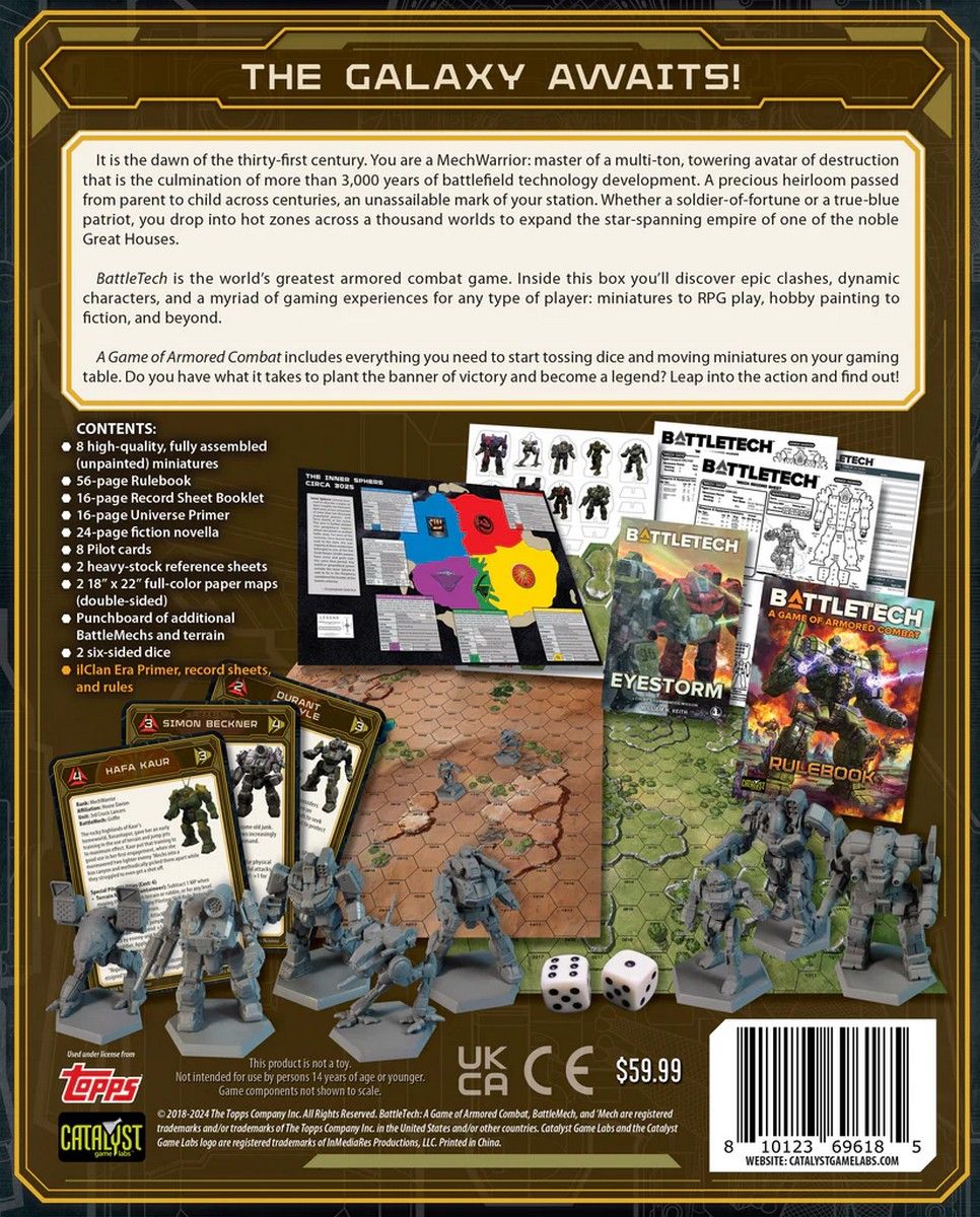 BattleTech: A Game of Armored Combat 40th Anniversary