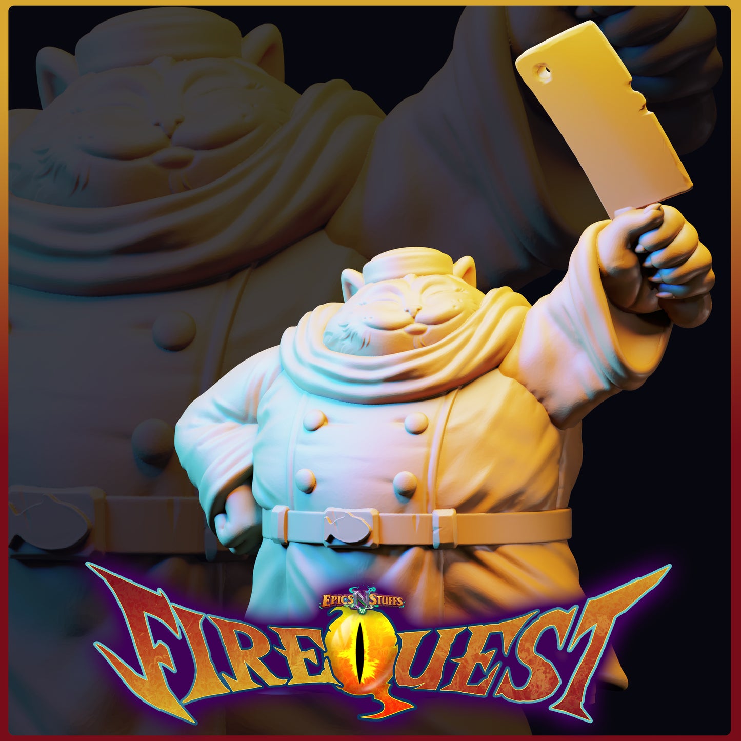 Master Hachio, Breath of Fire III, 3D Printed Resin Miniature