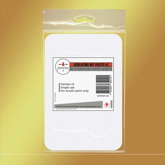 Redgrass Games - 50 x Hydration Paper sheets for Painter v2