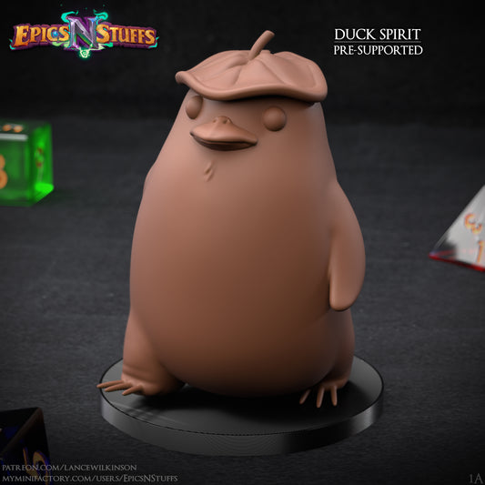 Duck Spirit 1A, 3D Printed Resin Miniature