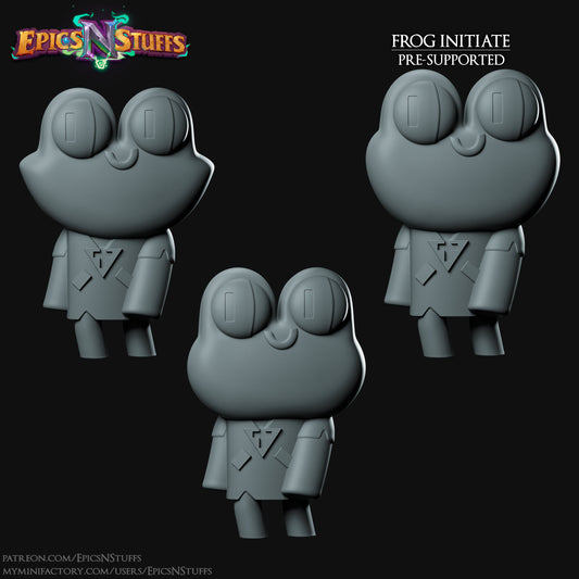Frog Initiate Miniature, 3D Printed Resin Miniature