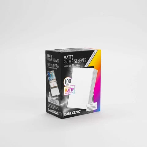 Gamegenic Matte Prime Sleeves White 66x91 (100 ct.)