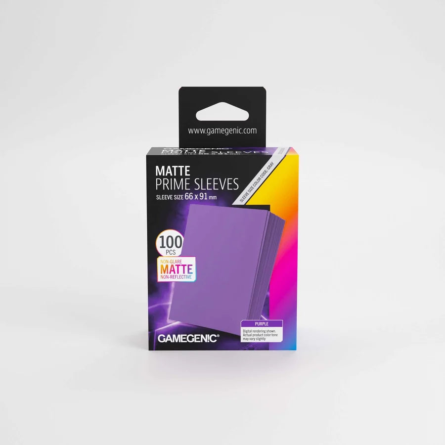 Gamegenic: Matte Prime Sleeves Purple 66x91 (100 ct.)